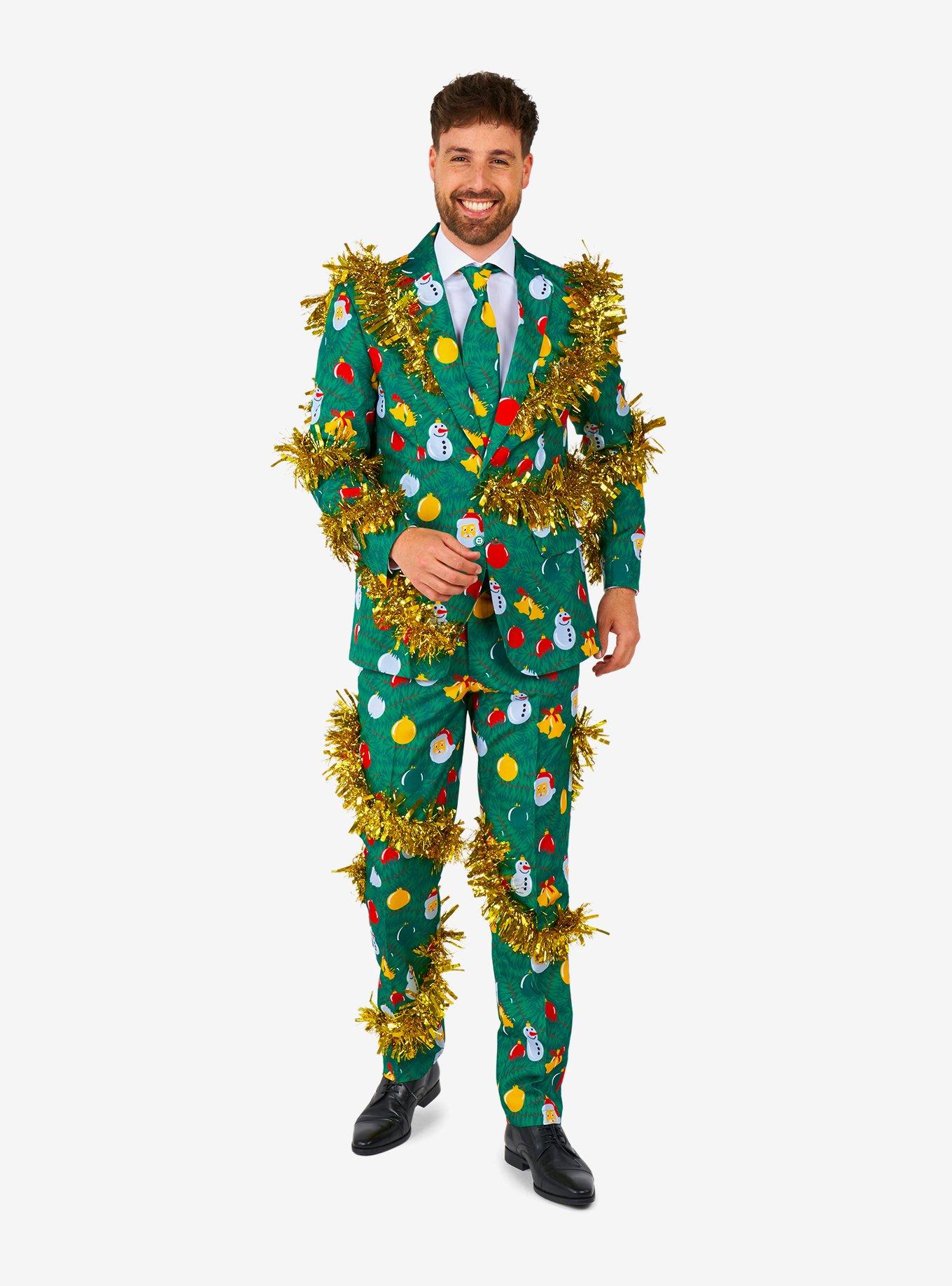 Christmas Deco Green Suit, MULTI, hi-res