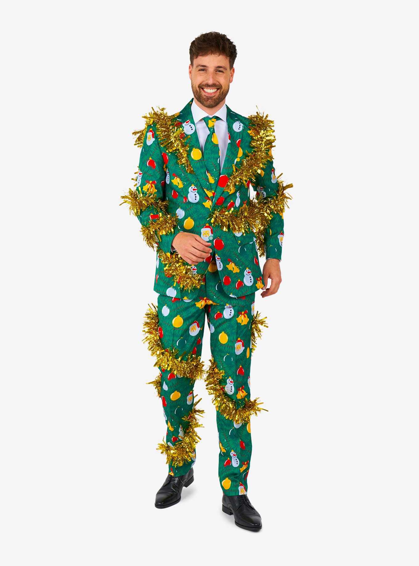 Christmas Deco Green Suit, , hi-res
