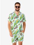 Tropical Beers Blue Button-Up Shirt and Short, MULTI, hi-res
