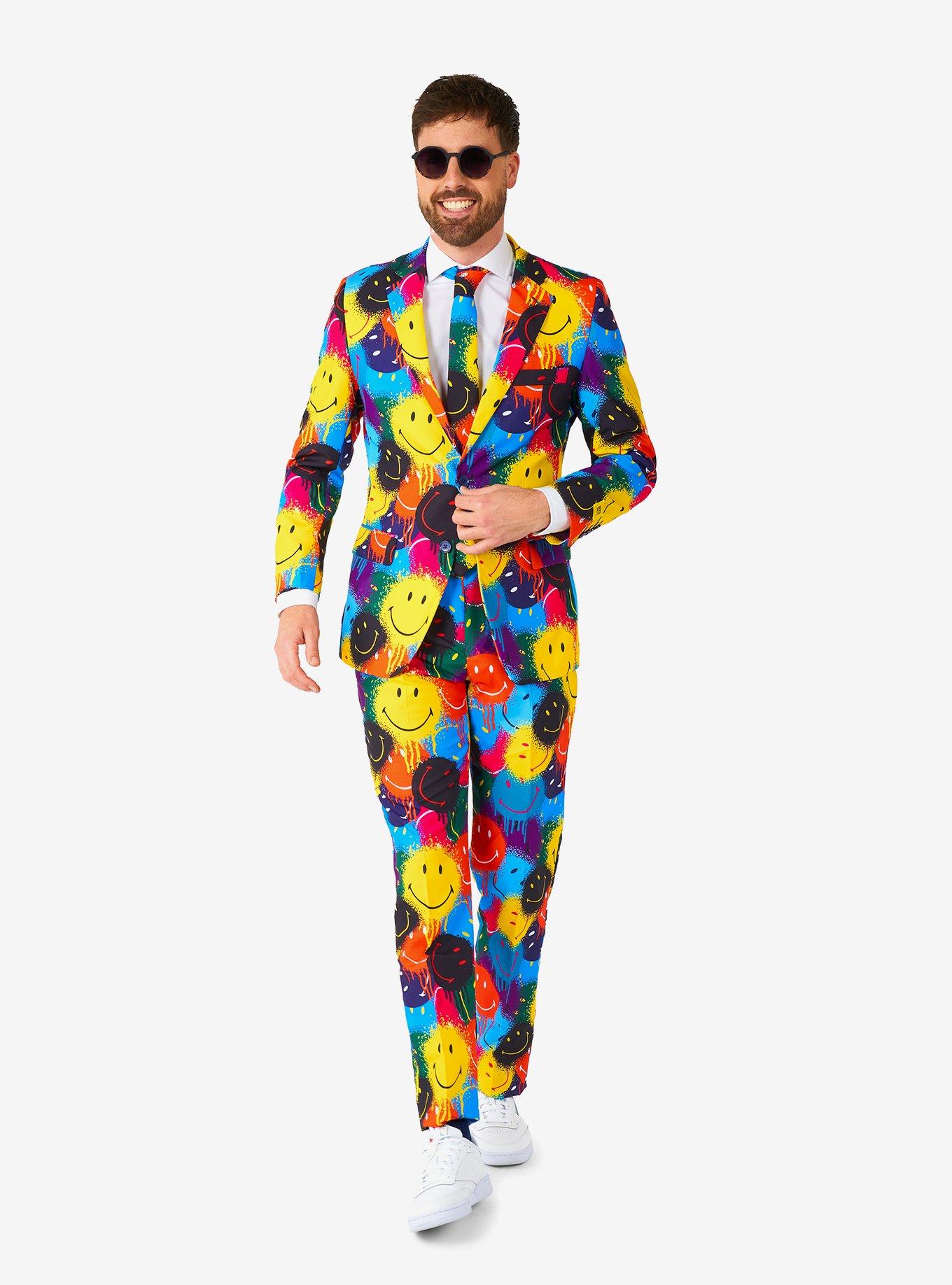 Smiley Drip Suit, MULTI, hi-res