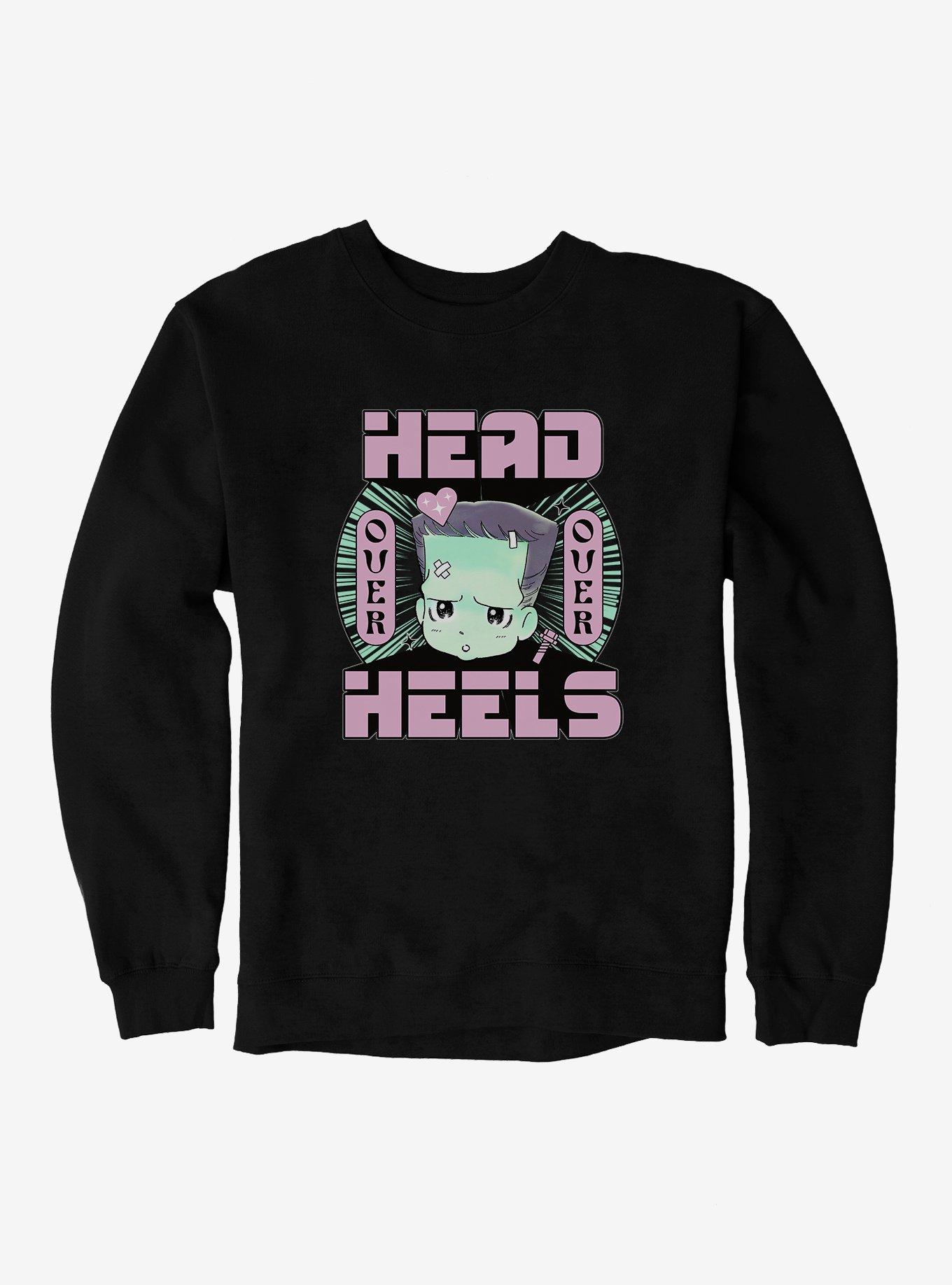 Universal Monsters Head Over Heels Sweatshirt, BLACK, hi-res