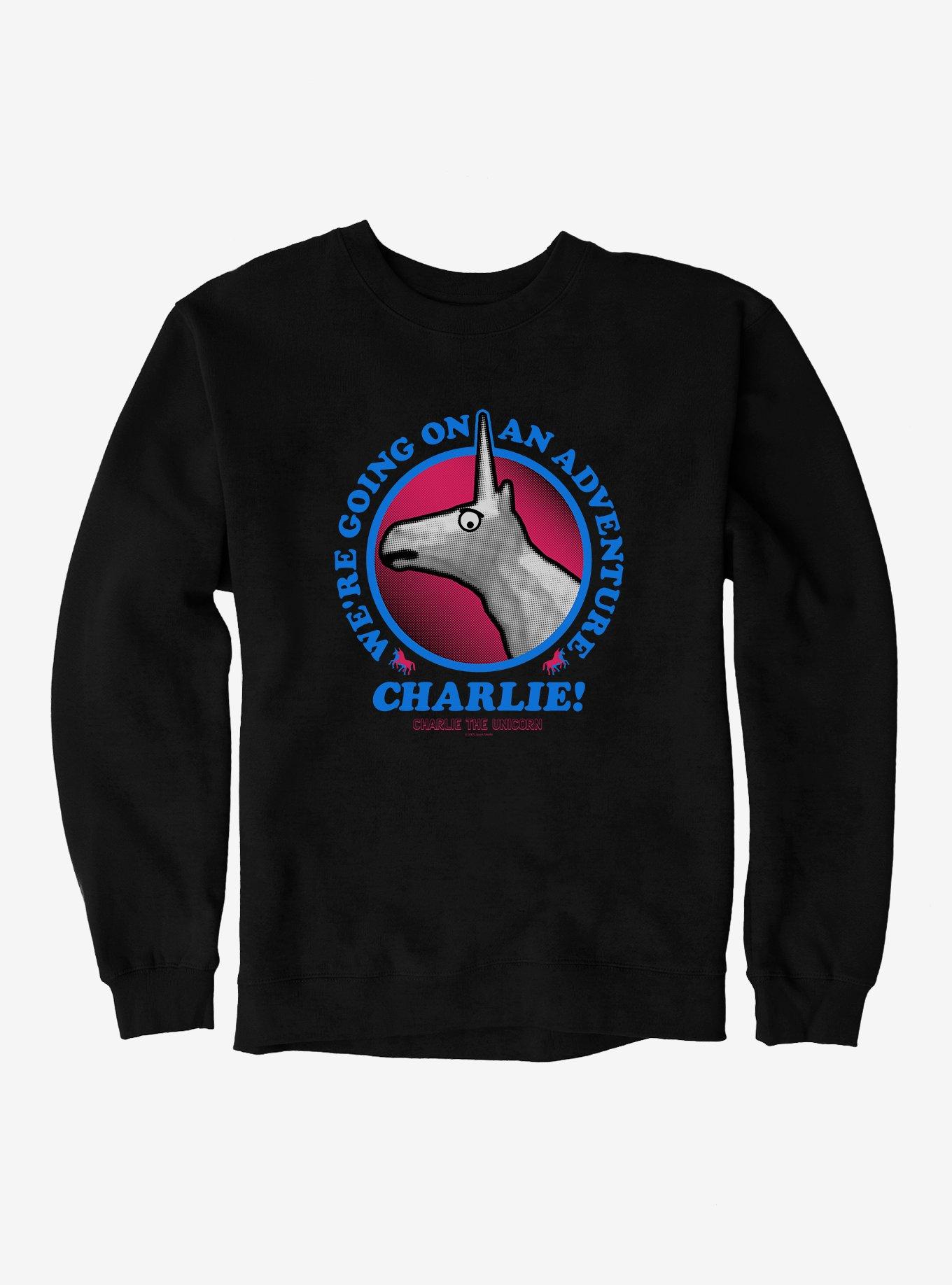 Charlie The Unicorn Adventure Charlie! Sweatshirt, , hi-res