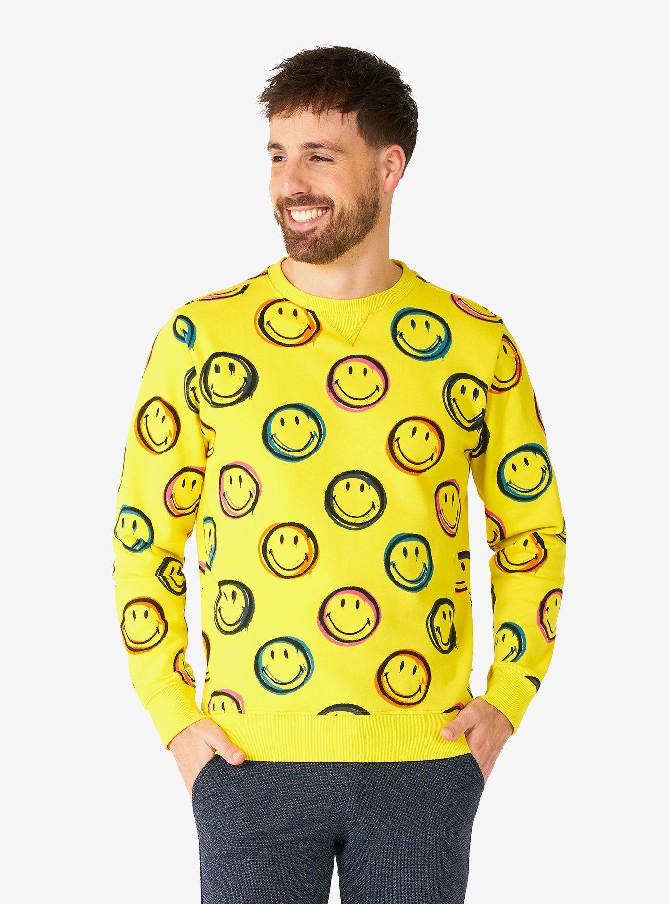 Smiley Smudge Sweater, , hi-res