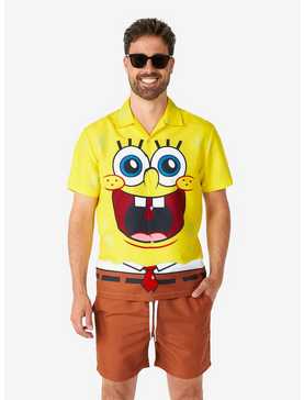 SpongeBob SquarePants Button-Up Shirt and Short, , hi-res