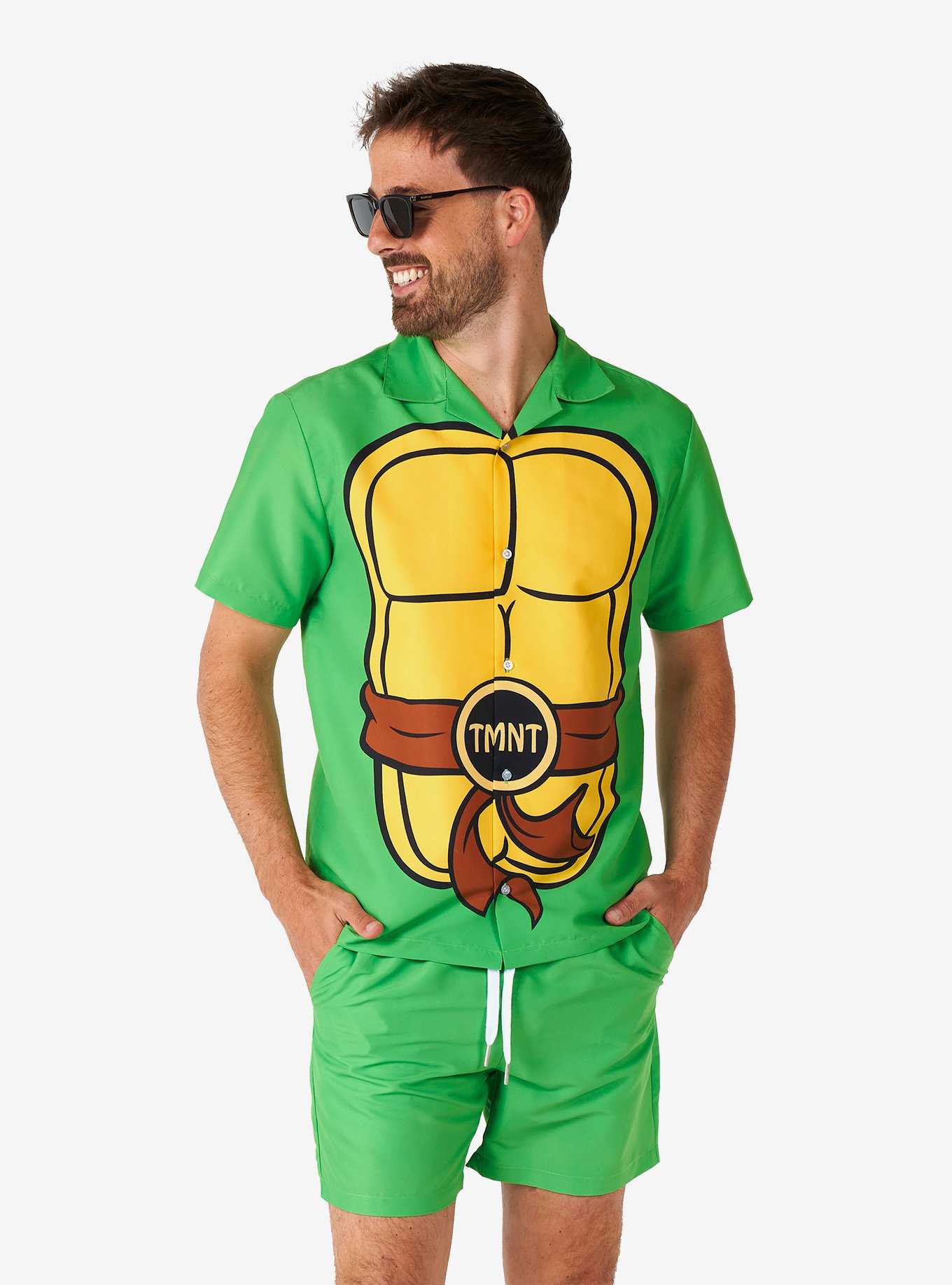 Teenage Mutant Ninja Turtles Button-Up Shirt and Short, , hi-res