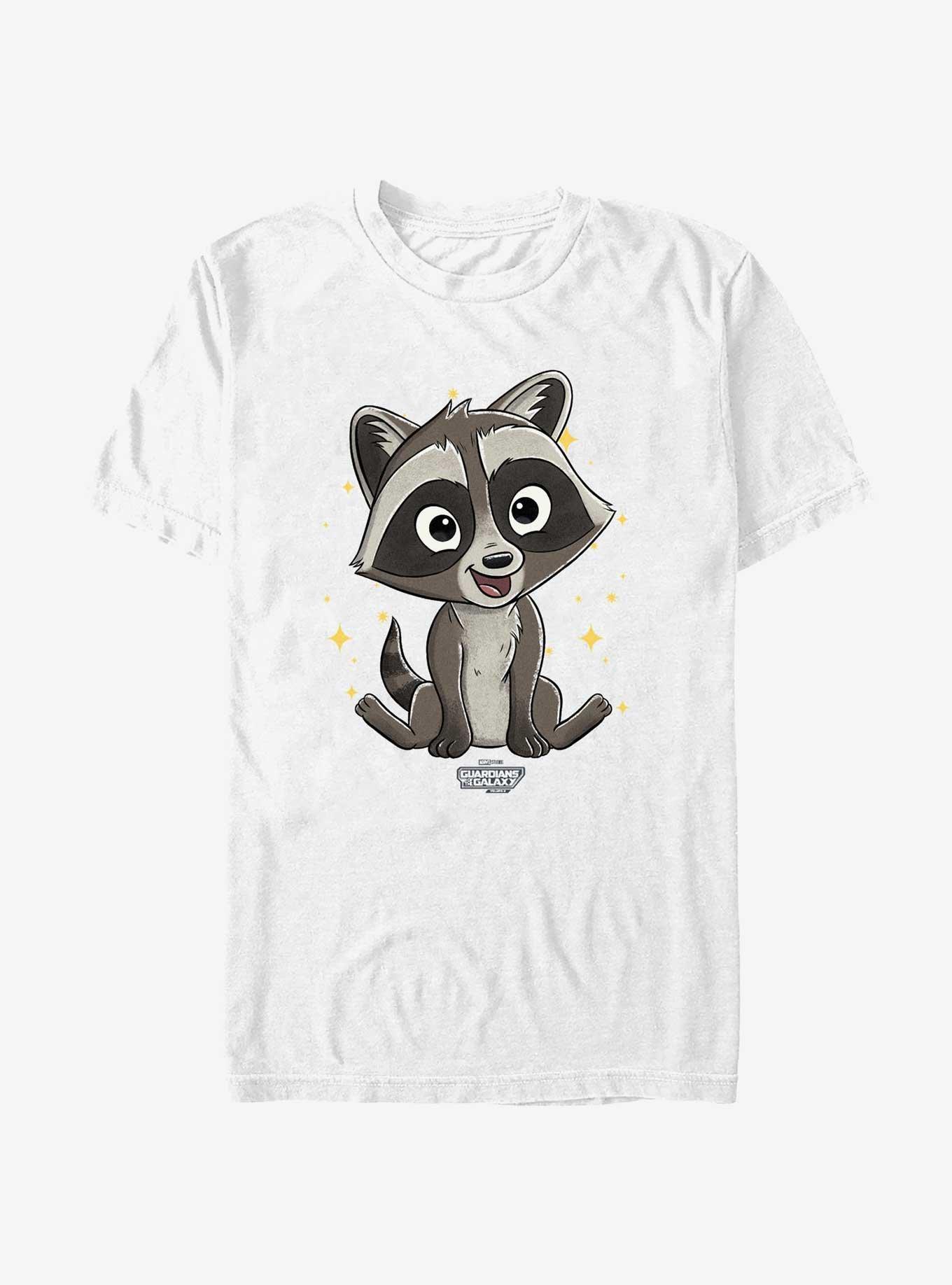 Guardians Of The Galaxy Vol. 3 Rocket Toon T-Shirt, WHITE, hi-res