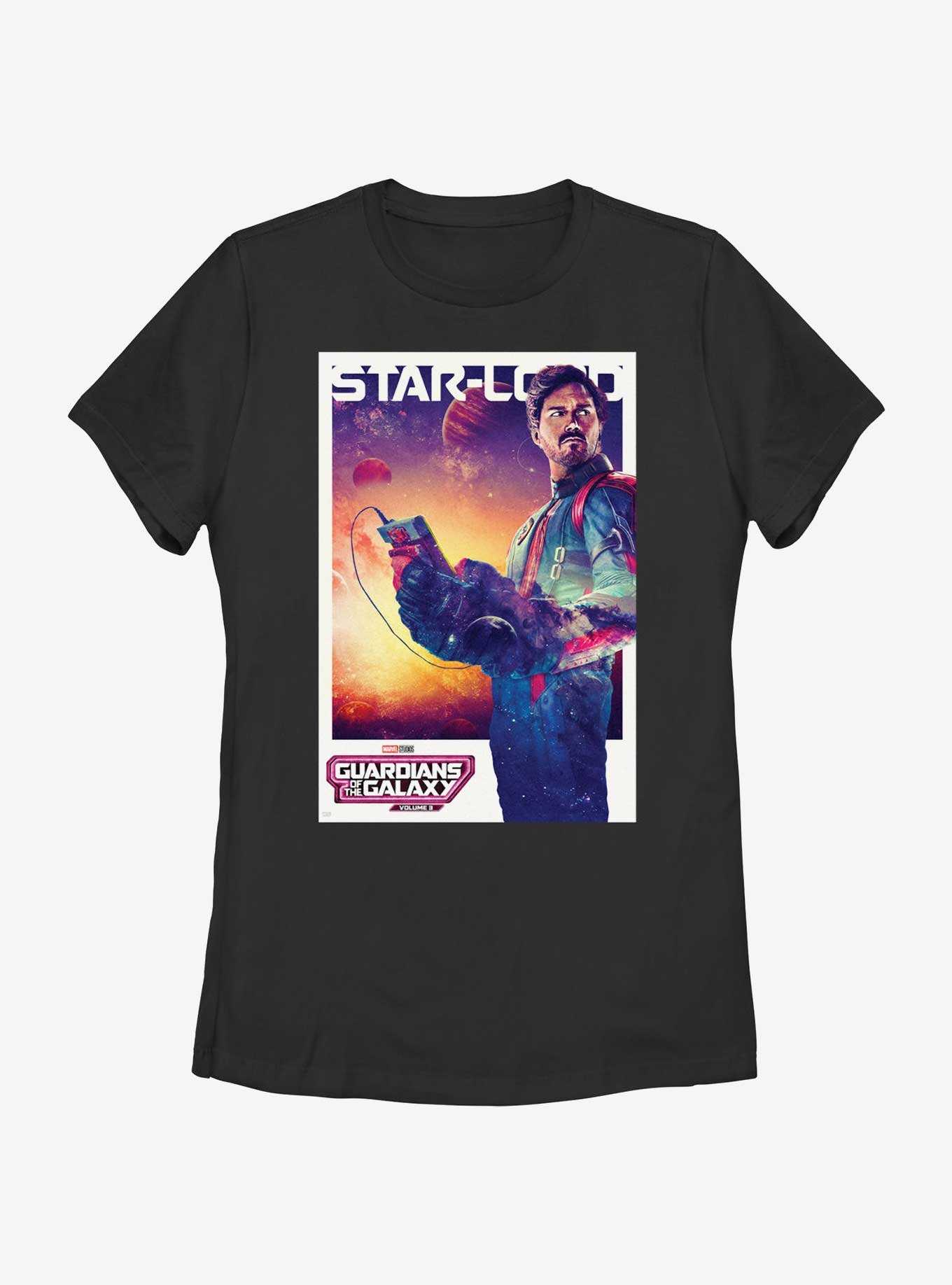 Guardians Of The Galaxy Vol. 3 Quill Starlord Poster Womens T-Shirt, , hi-res