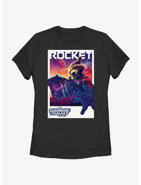 Guardians Of The Galaxy Vol. 3 Rocket Poster Womens T-Shirt, , hi-res