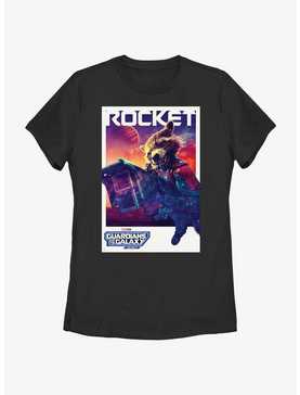 Guardians Of The Galaxy Vol. 3 Rocket Poster Womens T-Shirt, , hi-res