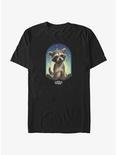 Guardians Of The Galaxy Vol. 3 Rocket Frame T-Shirt, BLACK, hi-res