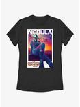Guardians Of The Galaxy Vol. 3 Nebula Poster Womens T-Shirt, BLACK, hi-res