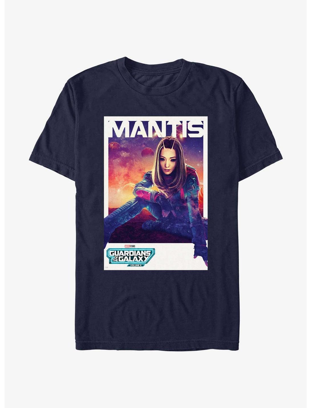 Guardians Of The Galaxy Vol. 3 Mantis Poster T-Shirt, NAVY, hi-res