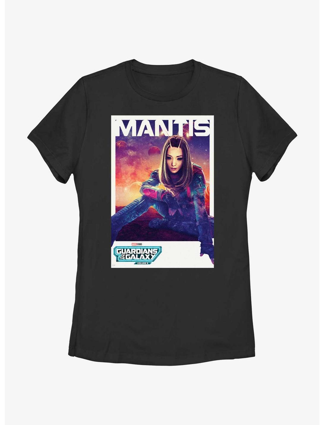 Guardians Of The Galaxy Vol. 3 Mantis Poster Womens T-Shirt, BLACK, hi-res