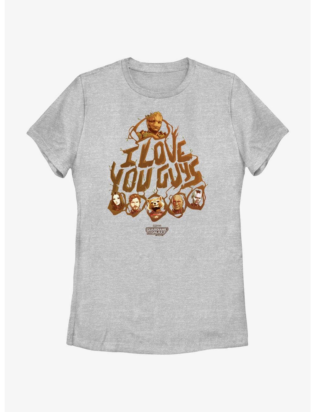 Guardians Of The Galaxy Vol. 3 Love You Guys Womens T-Shirt, ATH HTR, hi-res