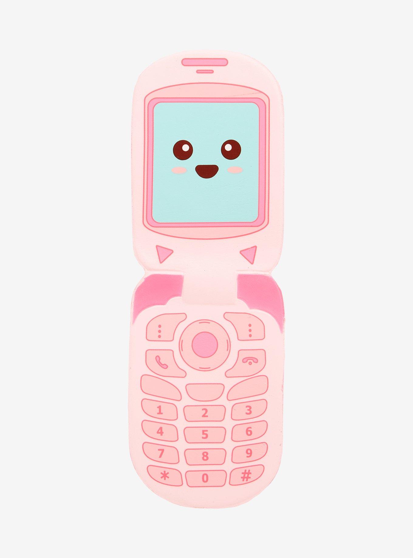 Kawaii Flip Phone Squishy Toy Hot Topic Exclusive, , hi-res