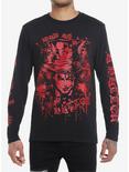 Social Collision Mad As A Hatter Long-Sleeve T-Shirt, BLACK, hi-res