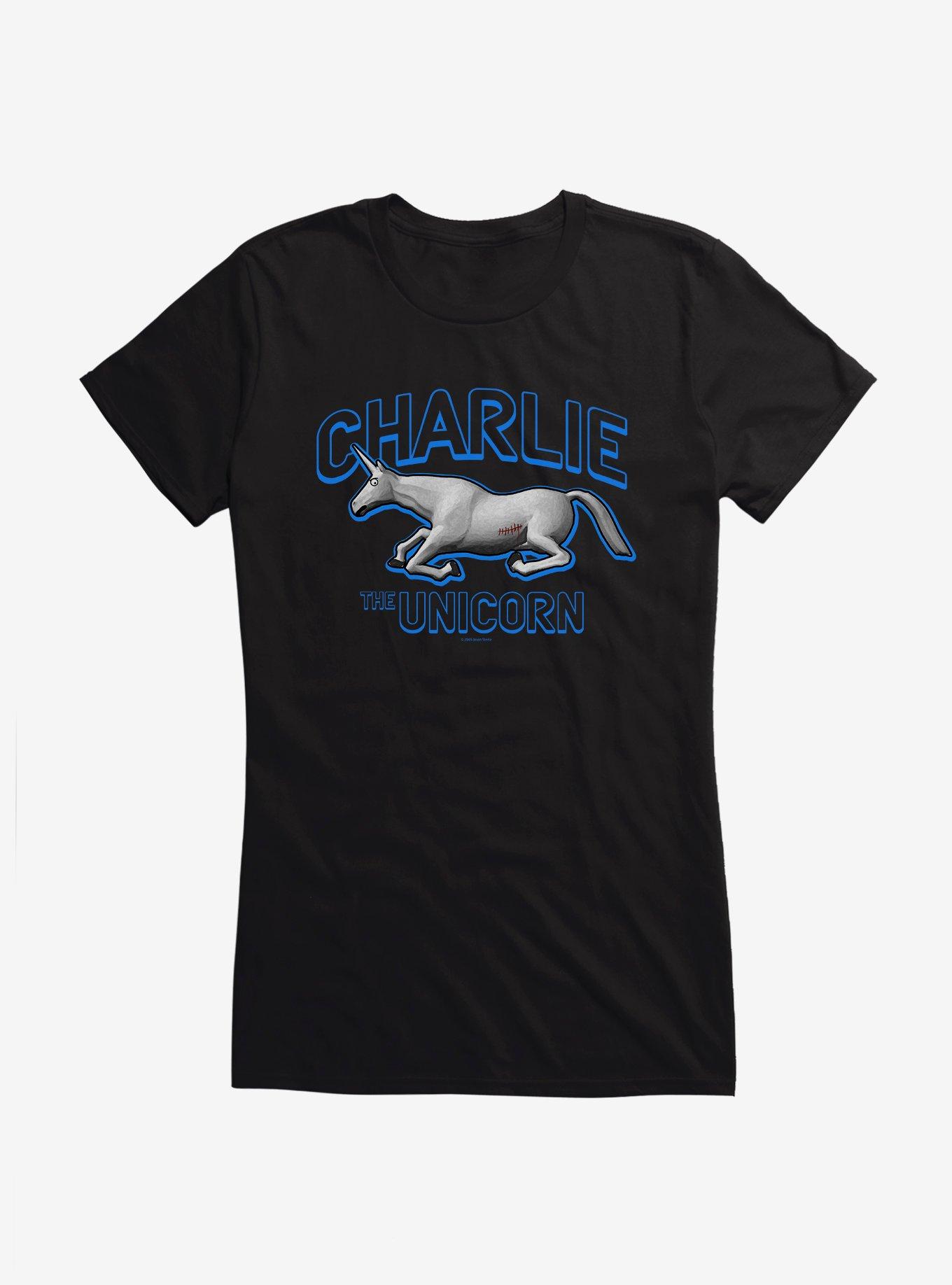 Charlie The Unicorn Stitches Girls T-Shirt, , hi-res