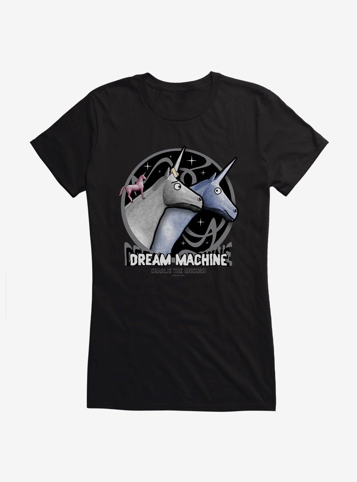 Charlie The Unicorn Dream Machine Girls T-Shirt, , hi-res