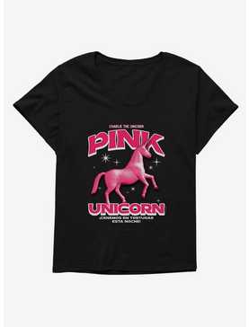 Charlie The Unicorn Pink Unicorn Girls T-Shirt Plus Size, , hi-res