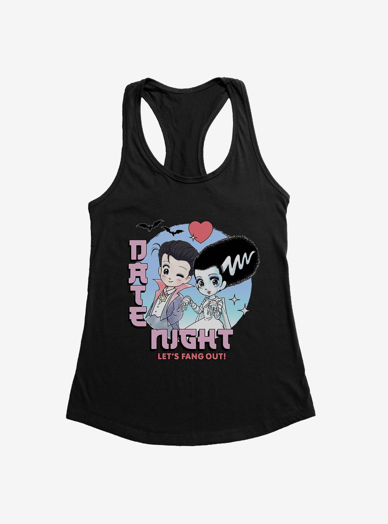 Universal Monsters Date Night Fang Out Womens Tank Top, , hi-res