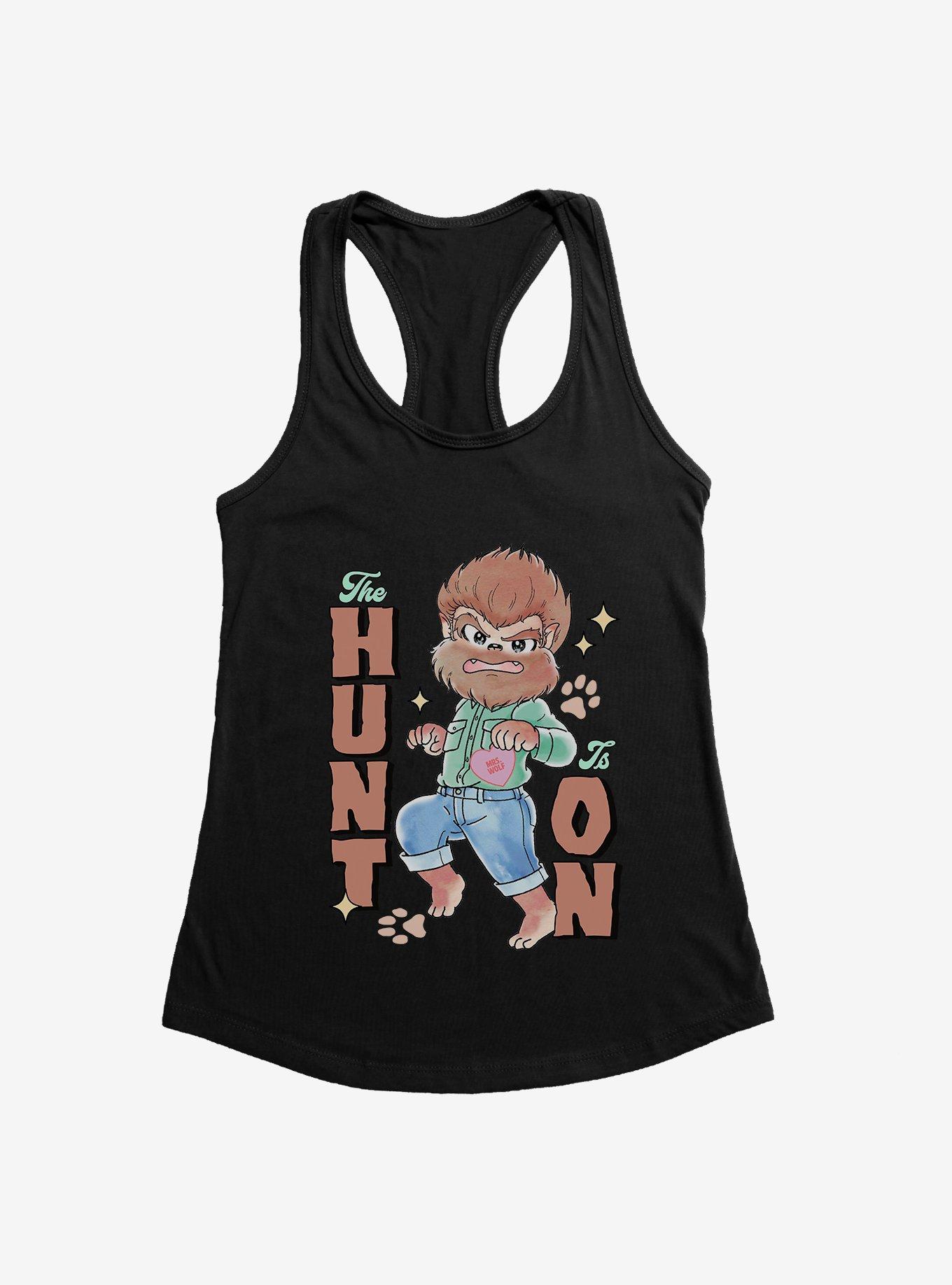 Universal Monsters The Hunt Is On Womens Tank Top, BLACK, hi-res