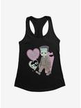 Universal Monsters Lonely Hearts Club Womens Tank Top, BLACK, hi-res