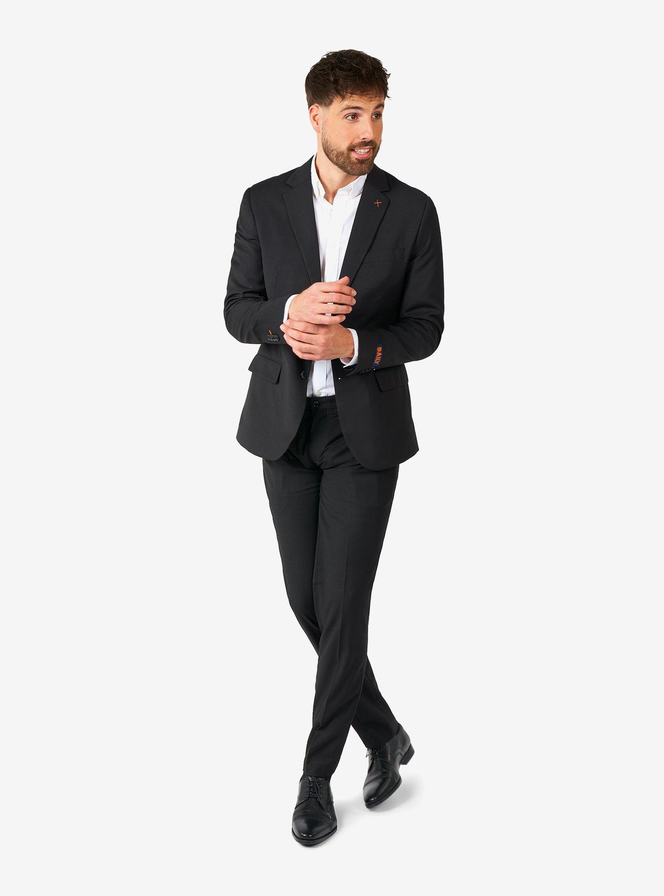 Daily Deep Black Suit, , hi-res