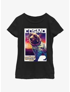 Guardians Of The Galaxy Vol. 3 Cosmo Poster Youth Girls T-Shirt, , hi-res