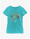 Guardians Of The Galaxy Vol. 3 Astronauts In Space Youth Girls T-Shirt, TAHI BLUE, hi-res