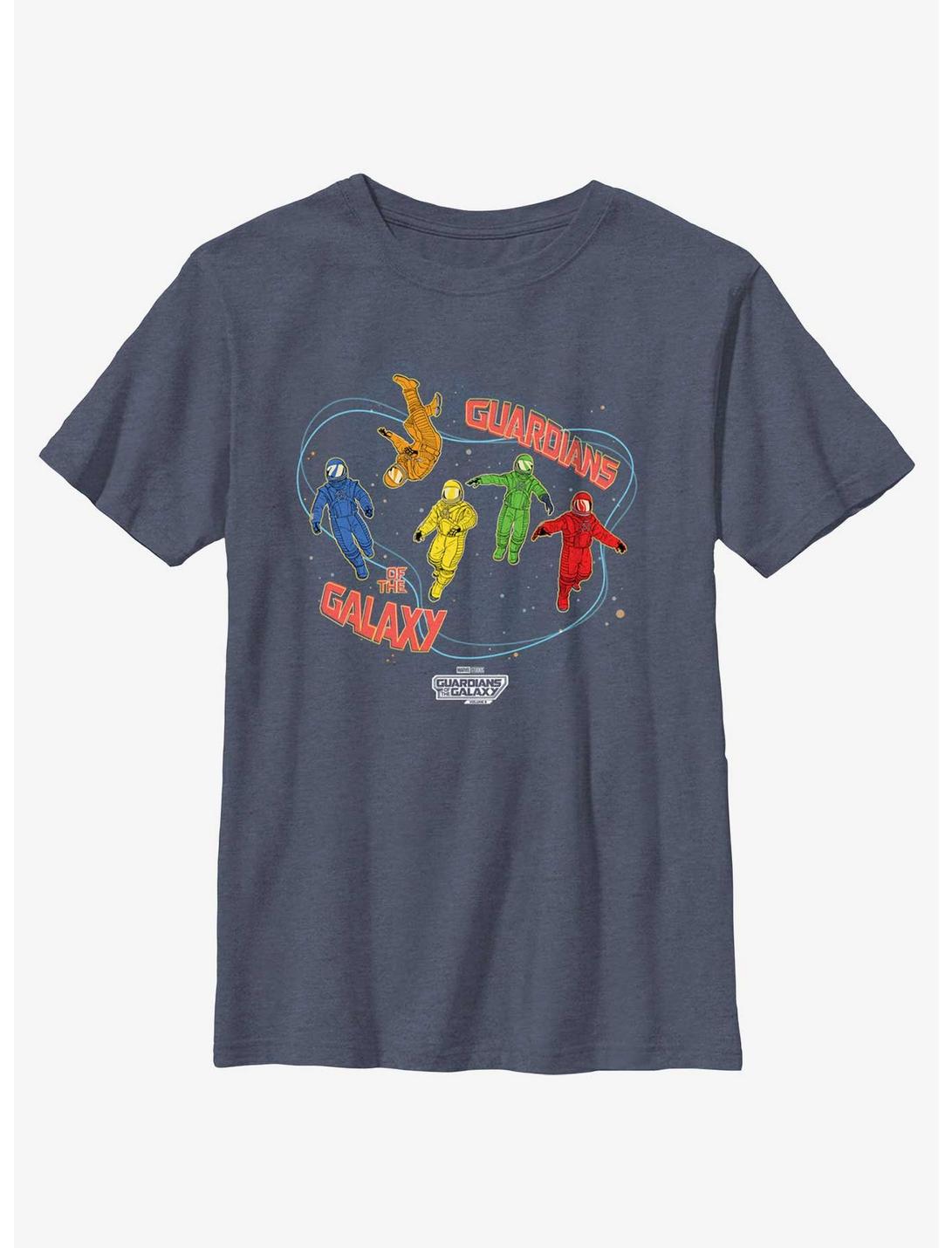 Guardians Of The Galaxy Vol. 3 Astronauts In Space Youth T-Shirt, NAVY HTR, hi-res