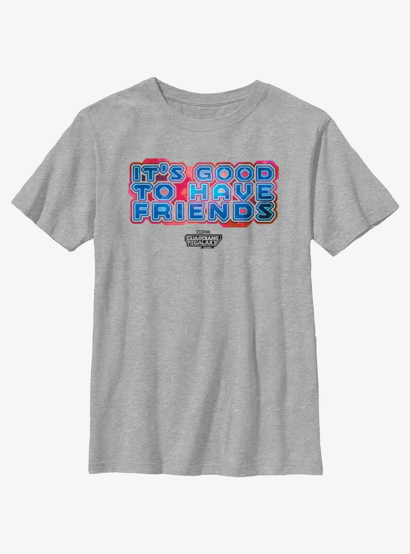 Guardians Of The Galaxy Vol. 3 Good To Have Friends Youth T-Shirt, ATH HTR, hi-res