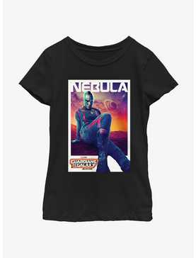 Guardians Of The Galaxy Vol. 3 Nebula Poster Youth Girls T-Shirt, , hi-res
