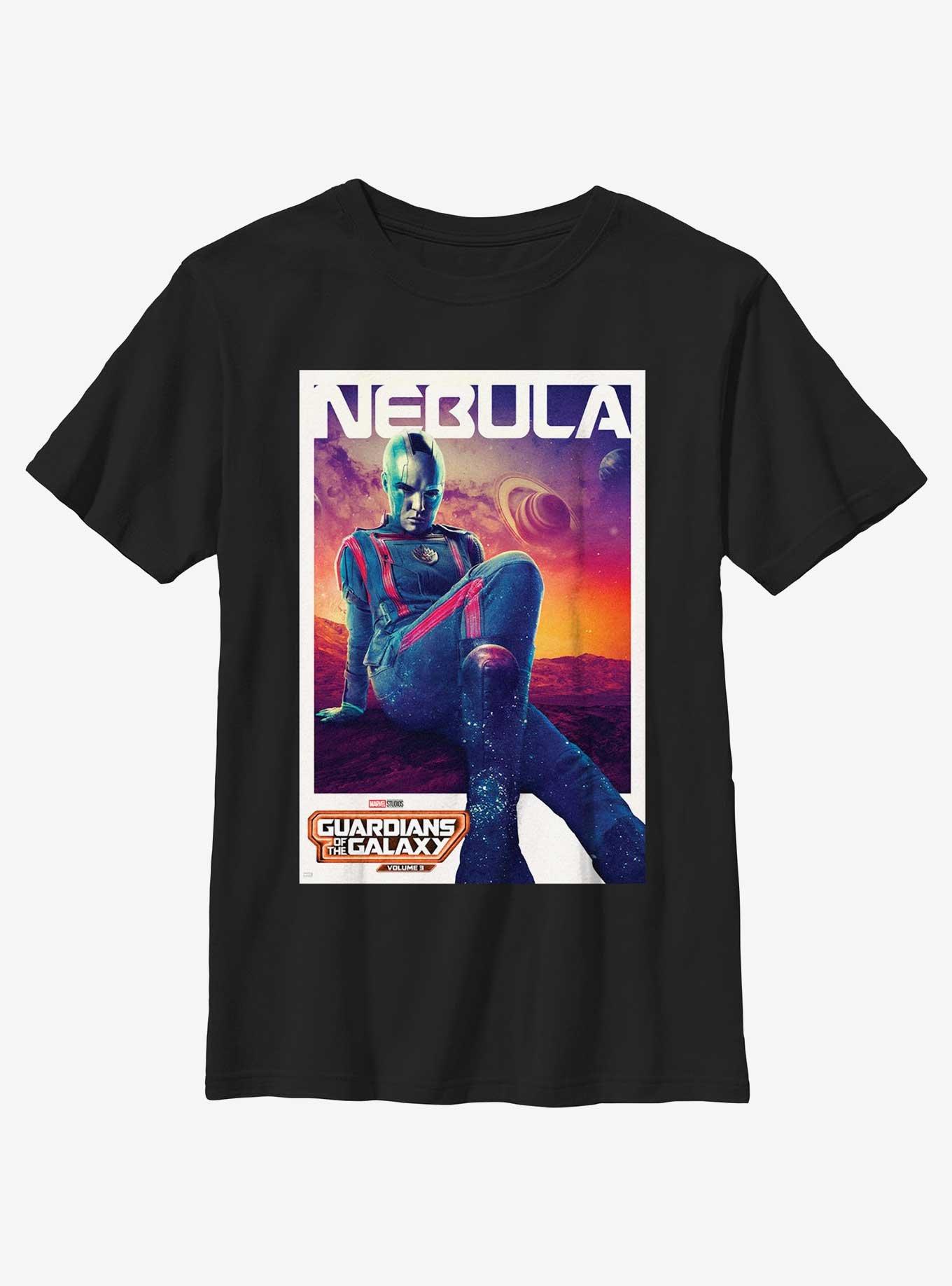 Guardians Of The Galaxy Vol. 3 Nebula Poster Youth T-Shirt, , hi-res