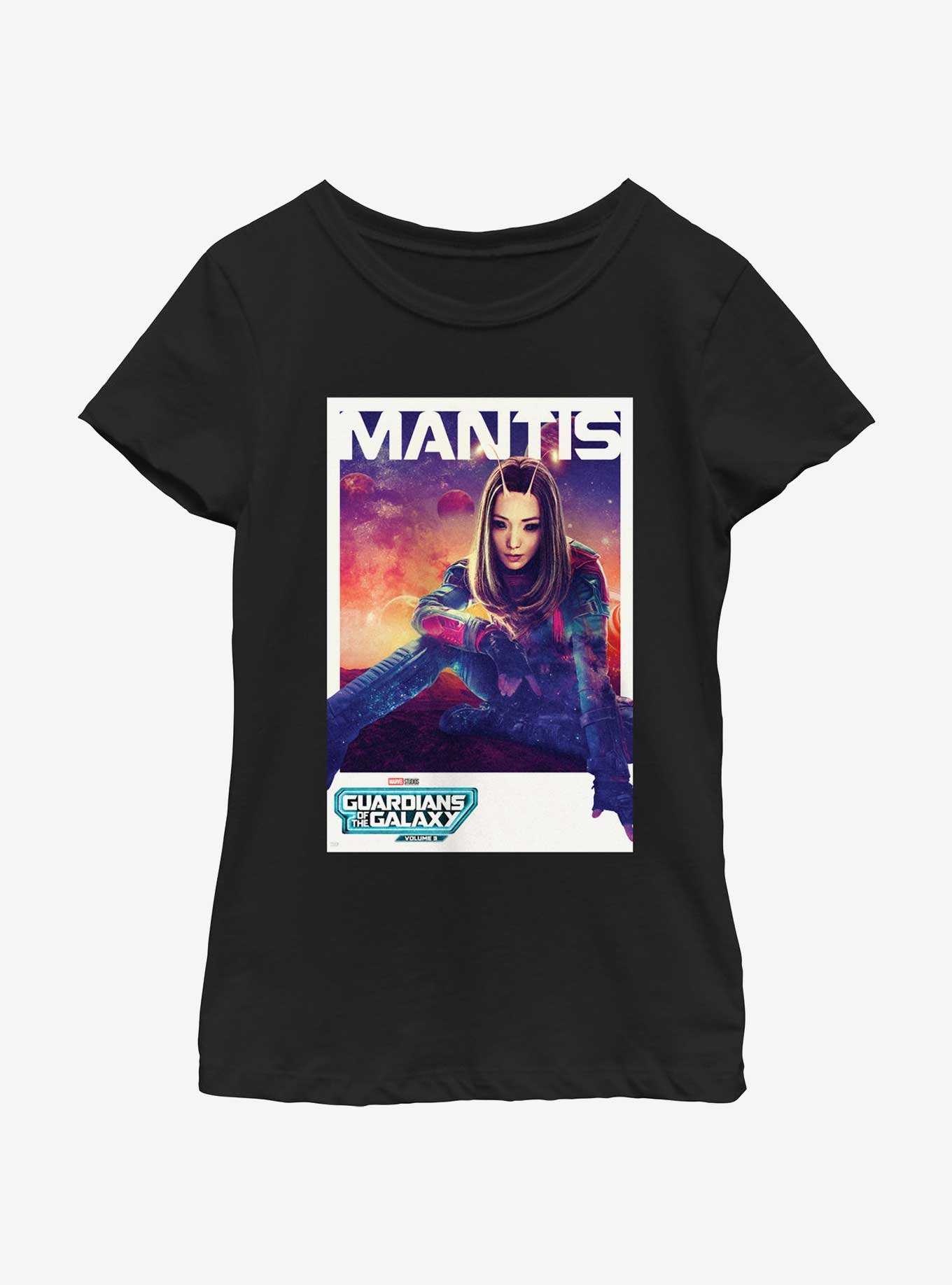Guardians Of The Galaxy Vol. 3 Mantis Poster Youth Girls T-Shirt, , hi-res