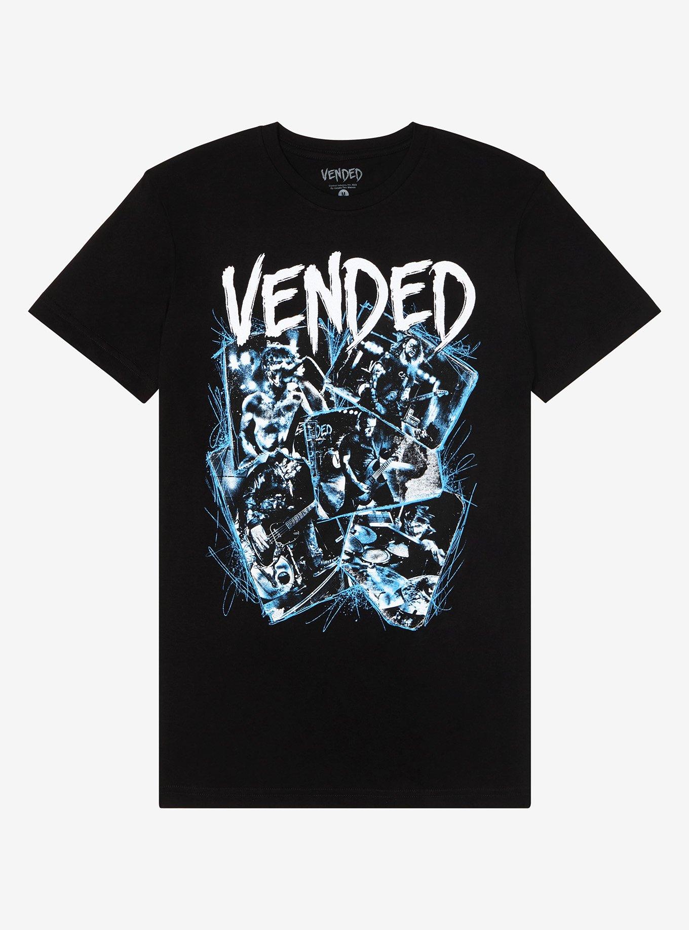 Vended Tour Collage T-Shirt, BLACK, hi-res