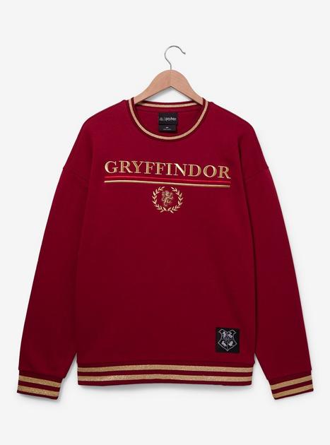 Harry Potter Gryffindor House Emblem Crewneck - BoxLunch Exclusve ...