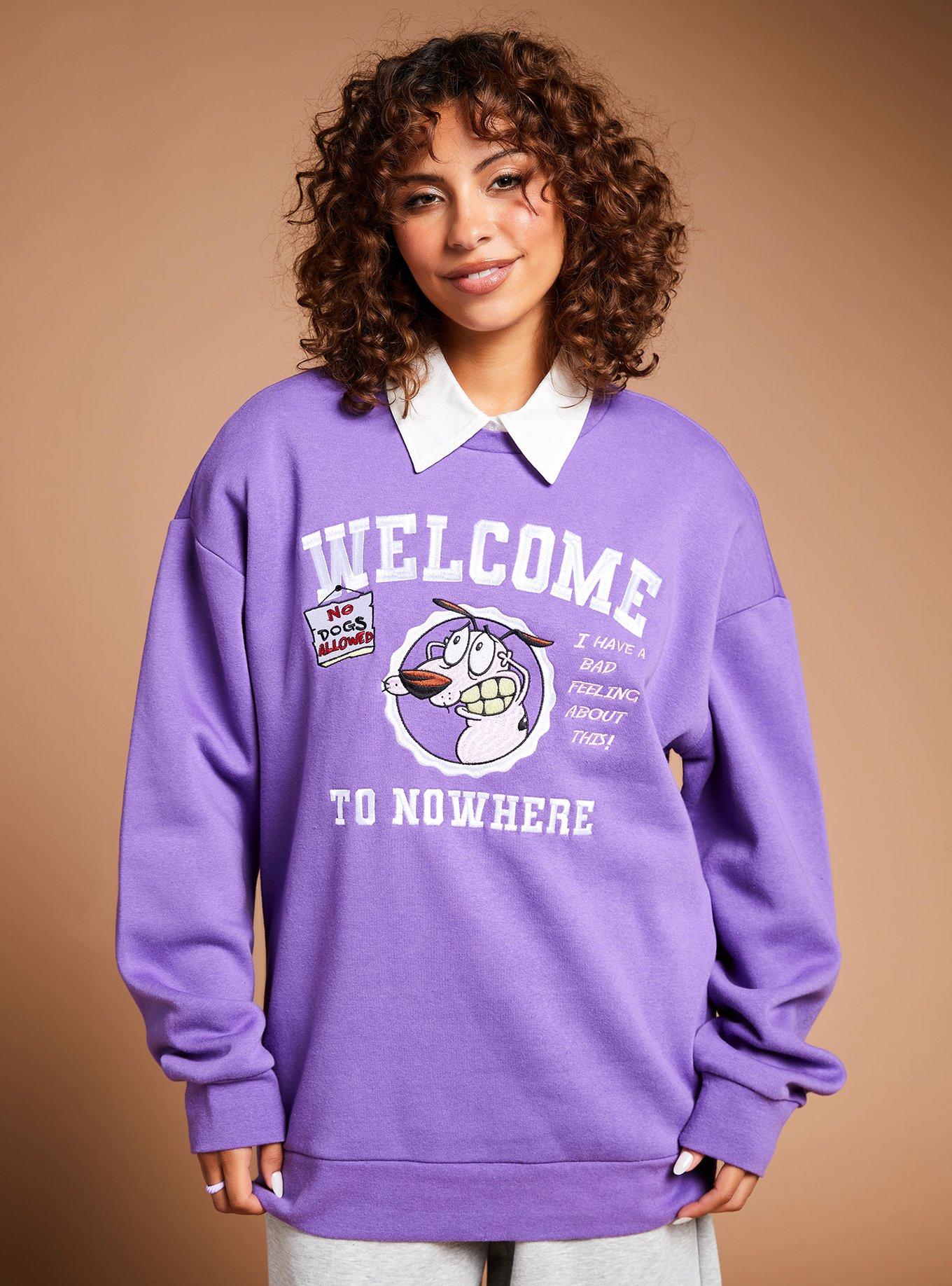 Courage the Cowardly Dog Welcome to Nowhere Crewneck - BoxLunch ...