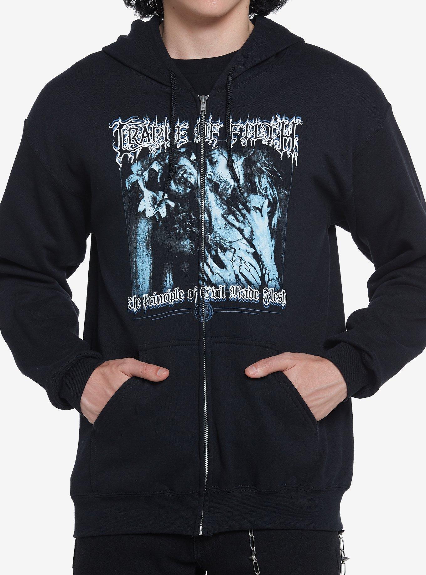 Cradle of filth zip 2024 hoodie