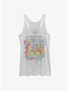 Disney The Little Mermaid Adventure Is Where Your Heart Is Womens Tank Top, , hi-res