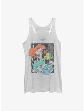 Disney The Little Mermaid Ariel and Flounder Poster Womens Tank Top, , hi-res