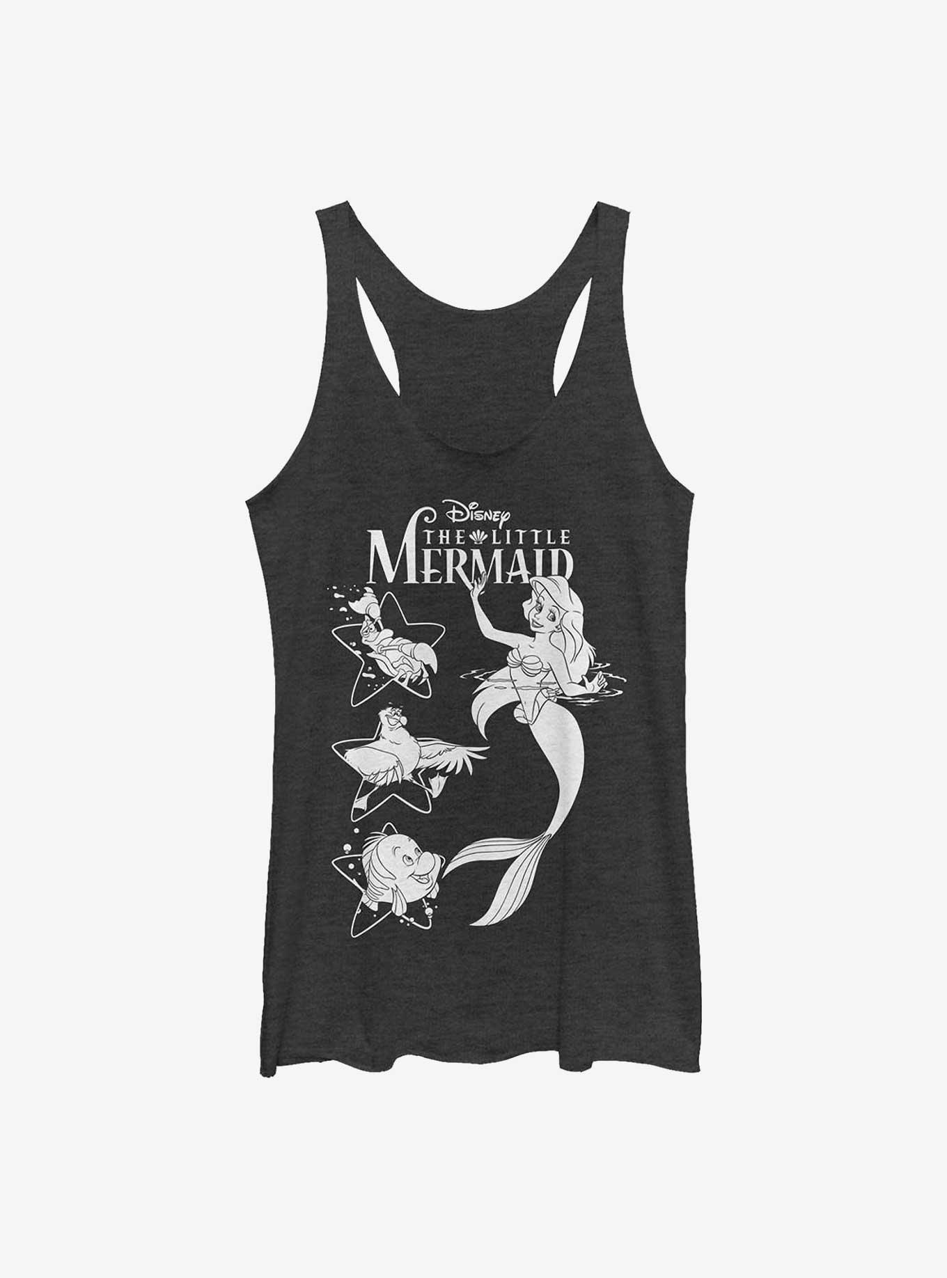 Disney The Little Mermaid Ariel And Friends Womens Tank Top