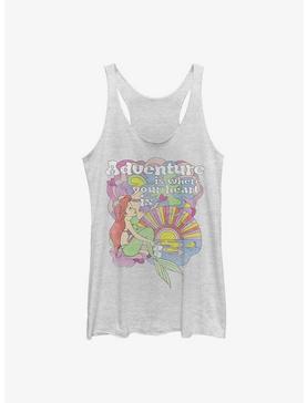 Disney The Little Mermaid Adventure Is Where Your Heart Is Womens Tank Top, , hi-res