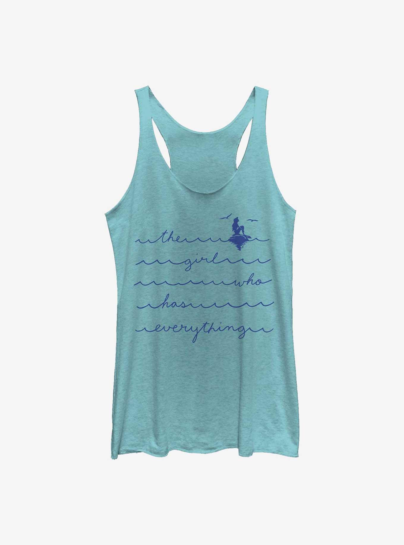 Disney The Little Mermaid Ariel Girl Who Has Everything Womens Tank Top, TAHI BLUE, hi-res