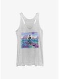 Disney The Little Mermaid Ariel And The Depths Below Womens Tank Top, WHITE HTR, hi-res