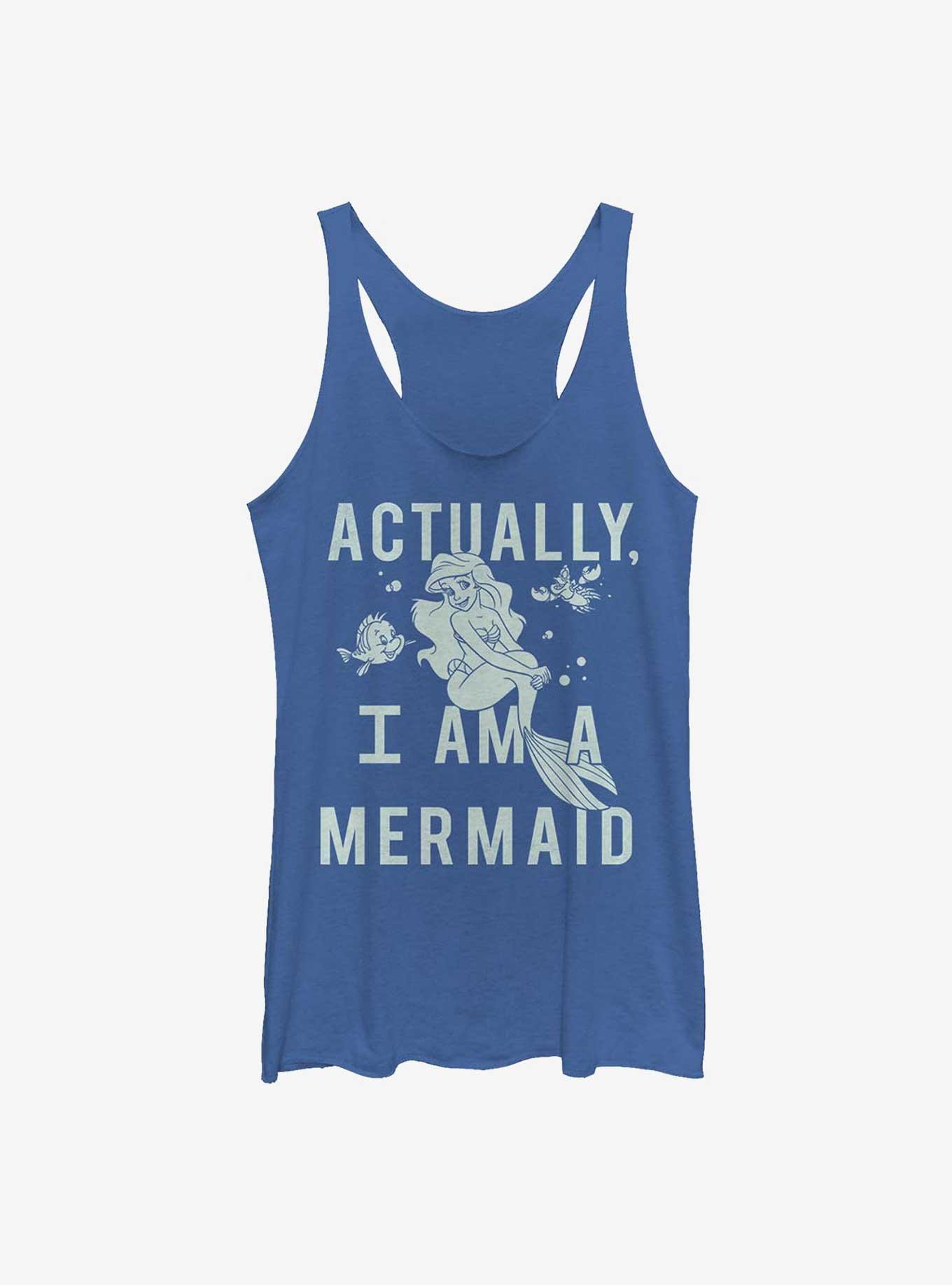 Disney The Little Mermaid Actually A Mermaid Womens Tank Top, , hi-res