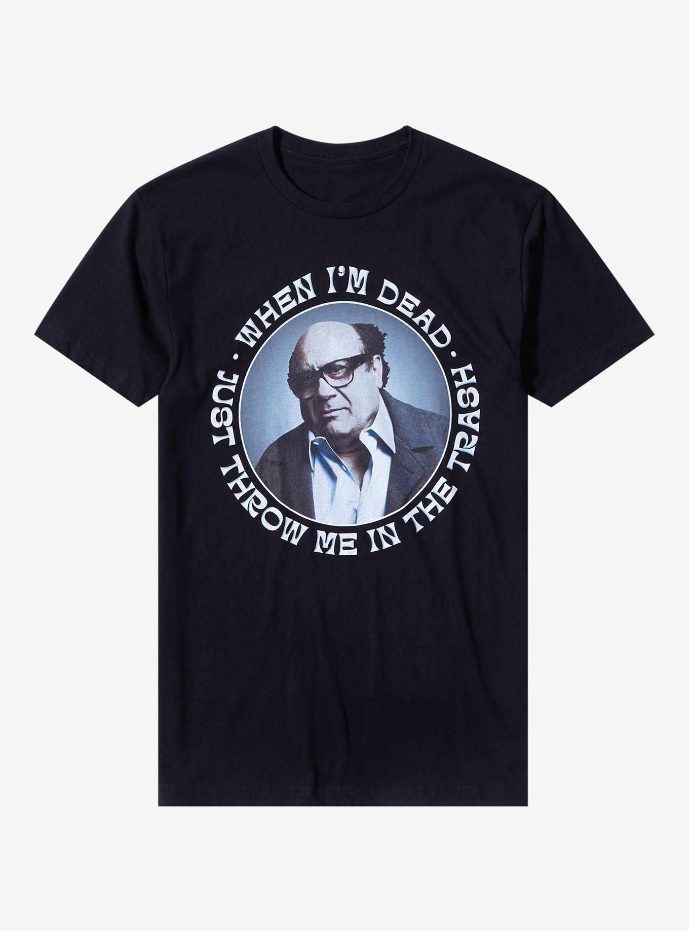 It's Always Sunny In Philadelphia Frank Reynolds Trash T-Shirt, BLACK, hi-res