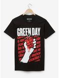 Green Day American Idiot Album Cover T-Shirt - BoxLunch Exclusive, BLACK, hi-res