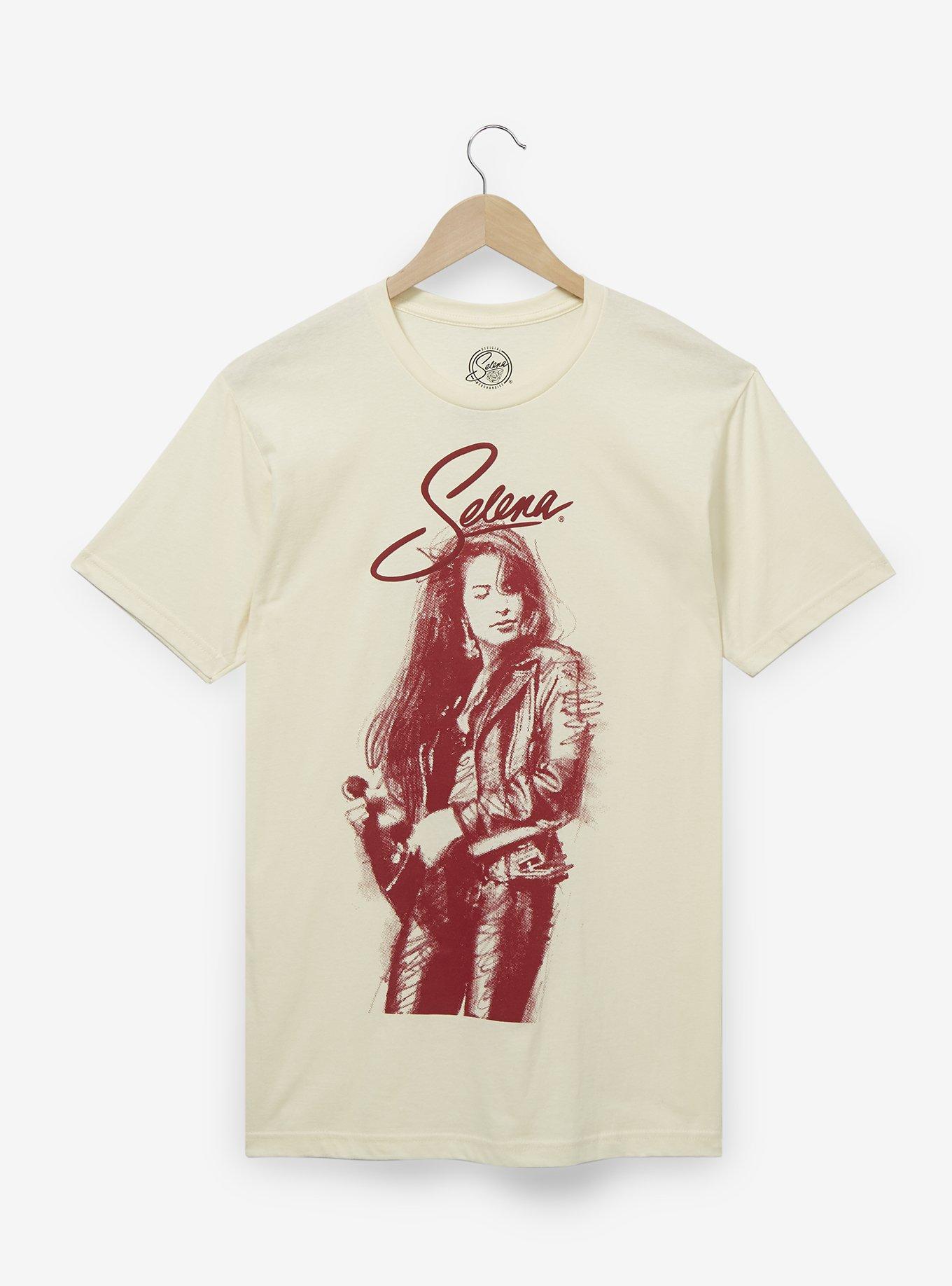 Selena Sketch Portrait T-Shirt - BoxLunch Exclusive, , hi-res