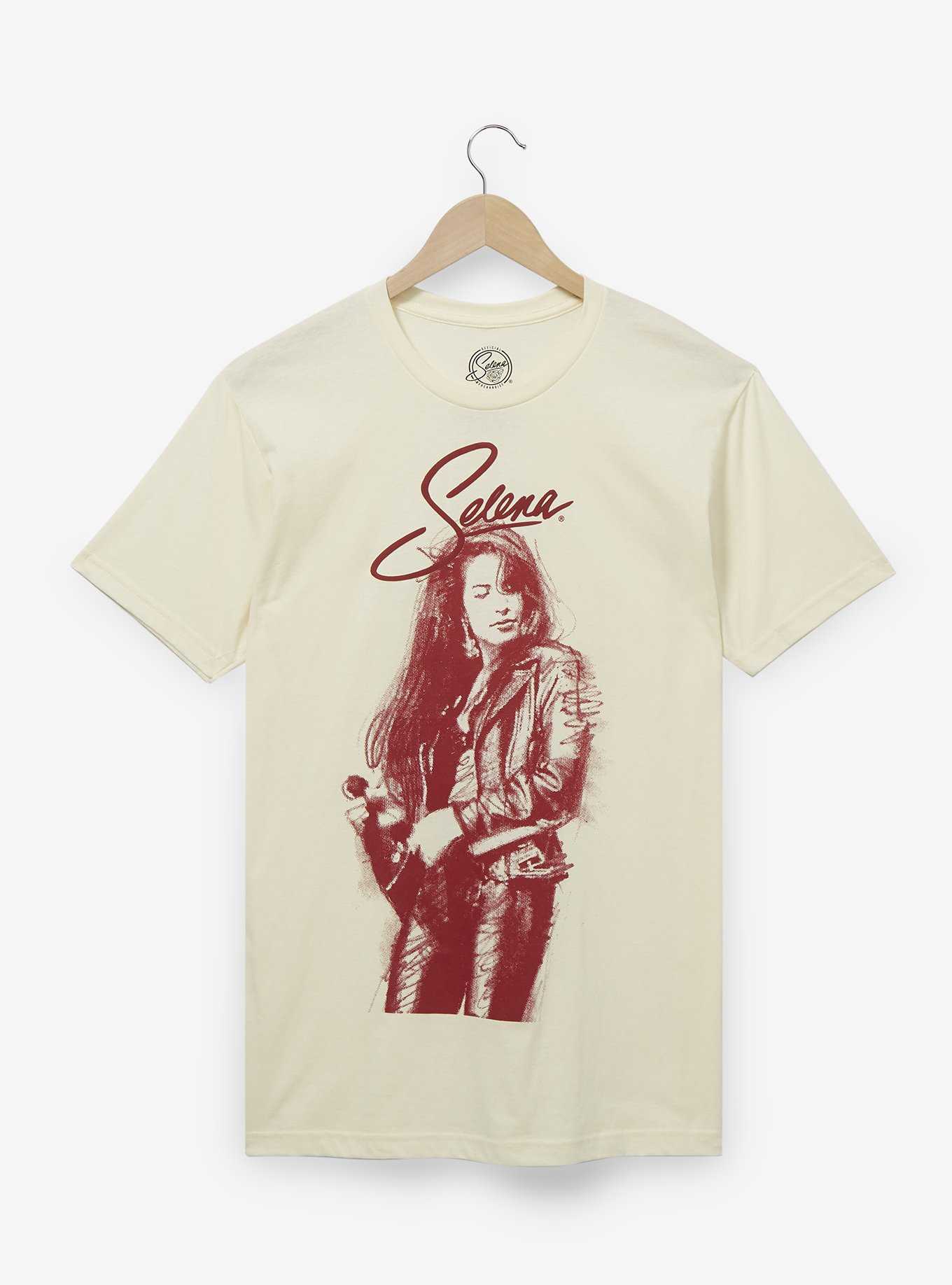 Selena Sketch Portrait T-Shirt - BoxLunch Exclusive, , hi-res