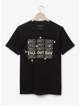 Fall Out Boy Repeating Text T-Shirt - BoxLunch Exclusive, , hi-res
